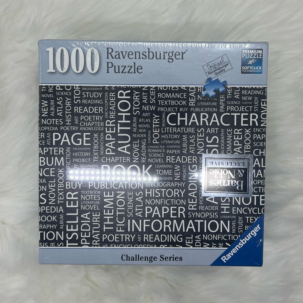 NWT Ravensburger 1000 Piece Puzzle- Book Cloud Challenge No. 82347 B&N Exclusive